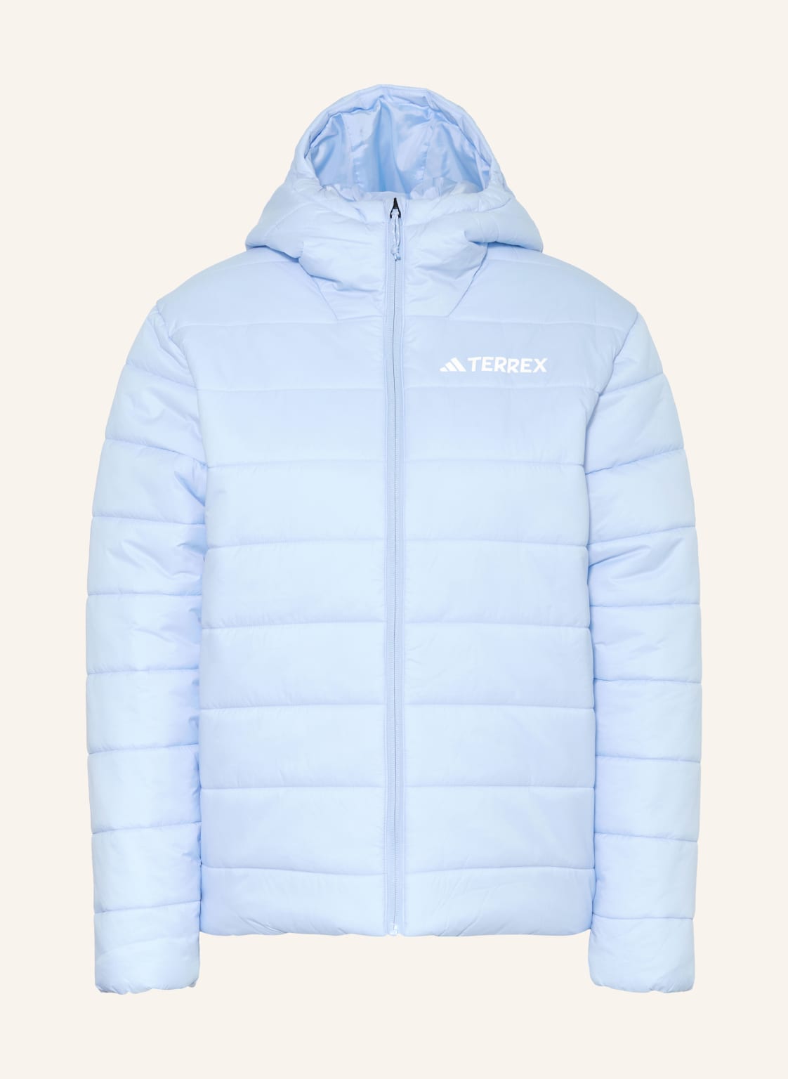 Adidas Terrex Kurtka Pikowana Terrex Multi Essentials Climawarm Insulated Hooded blau