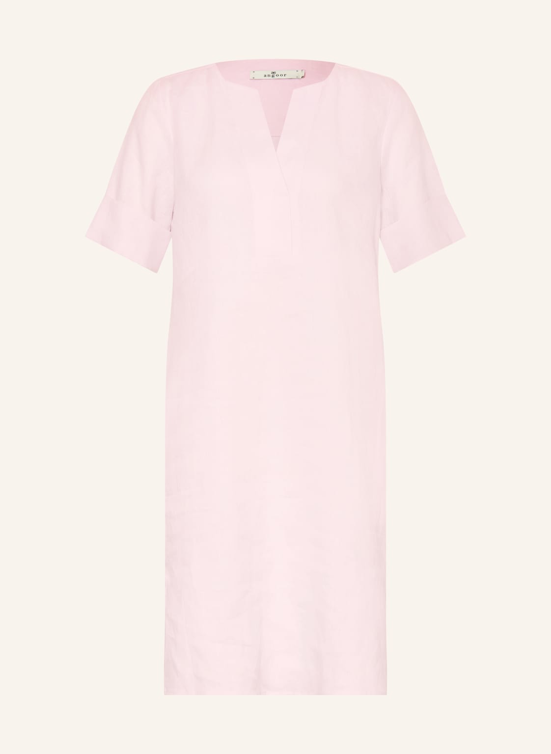 Angoor Sukienka Lniana Evelyn rosa