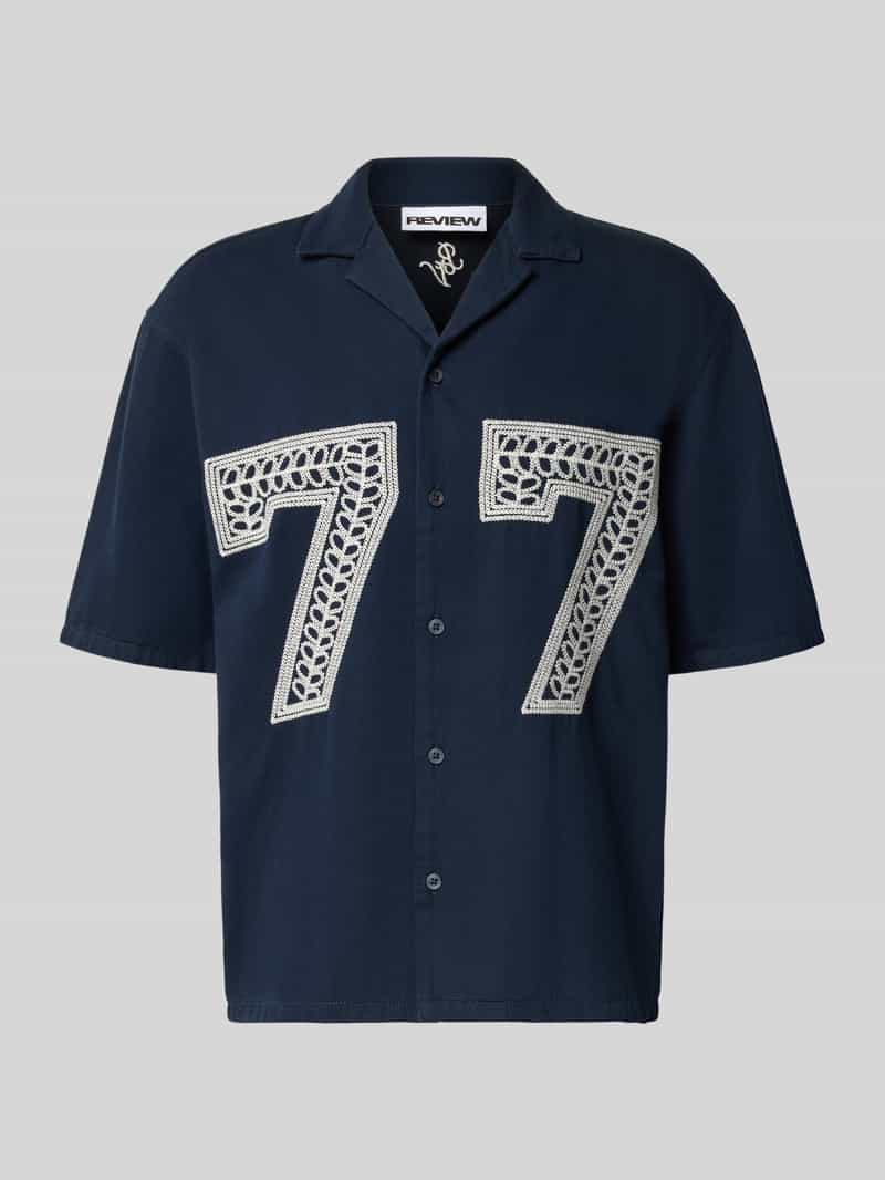 Koszula casualowa o kroju regular fit z haftem