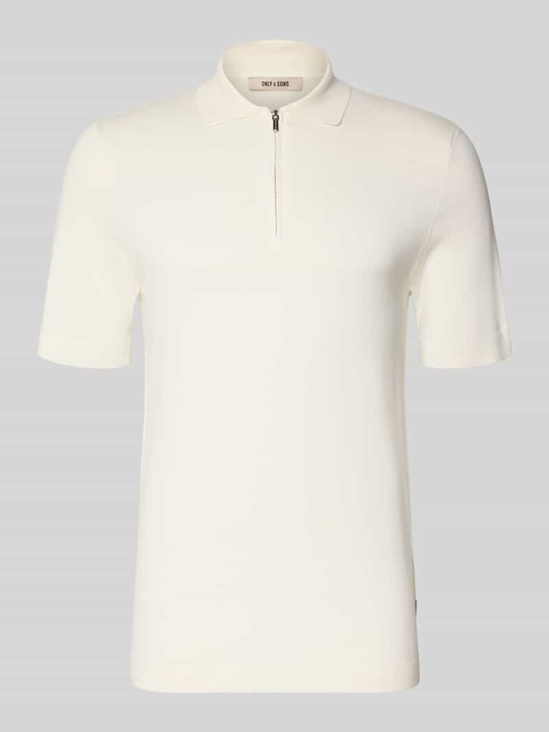 koszulka polo o kroju regular fit z mieszanka wiskozy model 'WYLER'