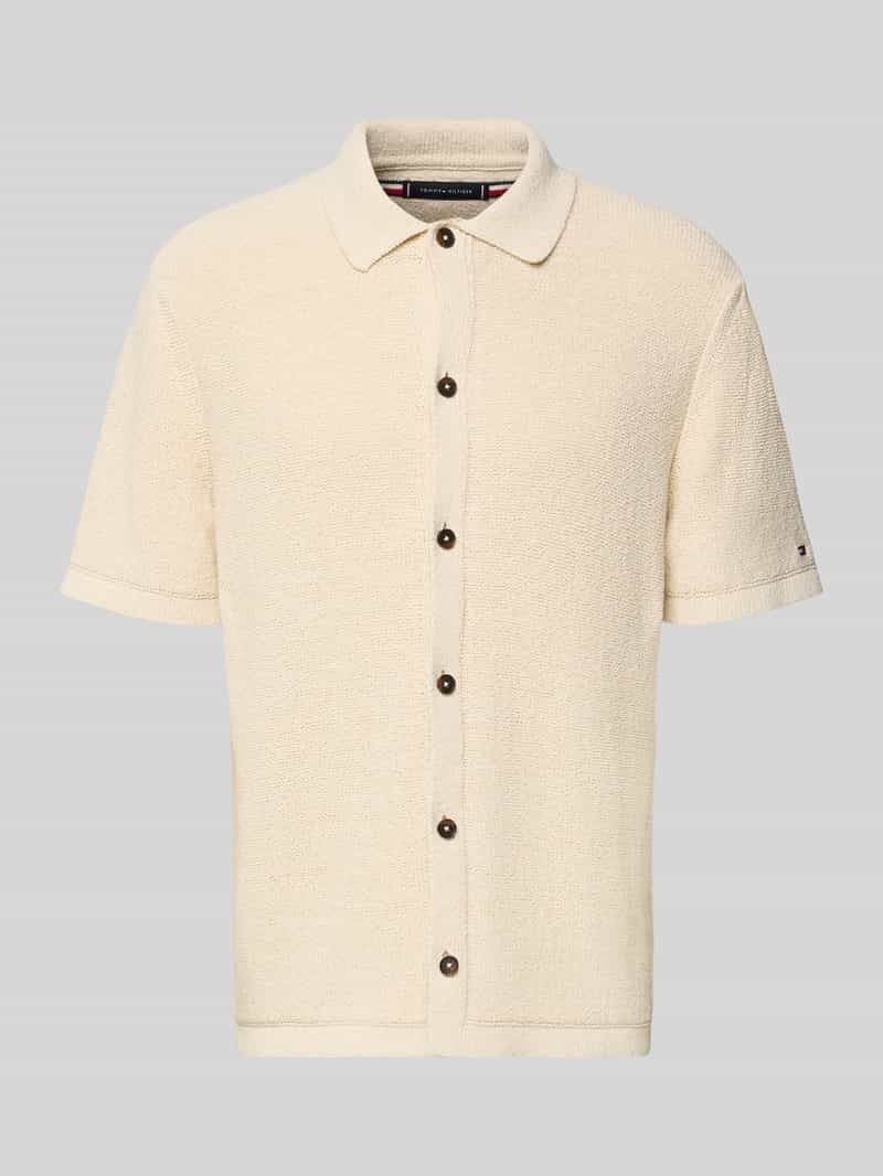 Koszula casual z mieszanki bawełny, krój regular fit