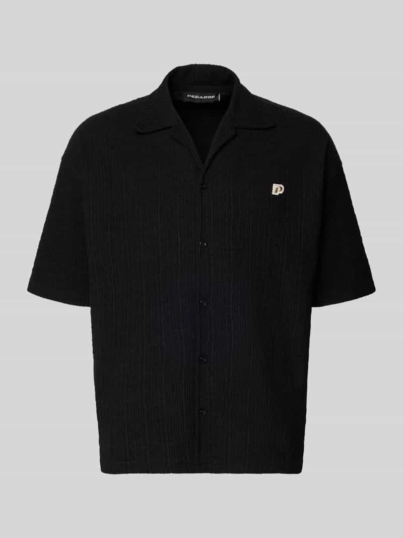 Koszula casualowa o kroju regular fit z naszywką z logo model 'LIBCO'