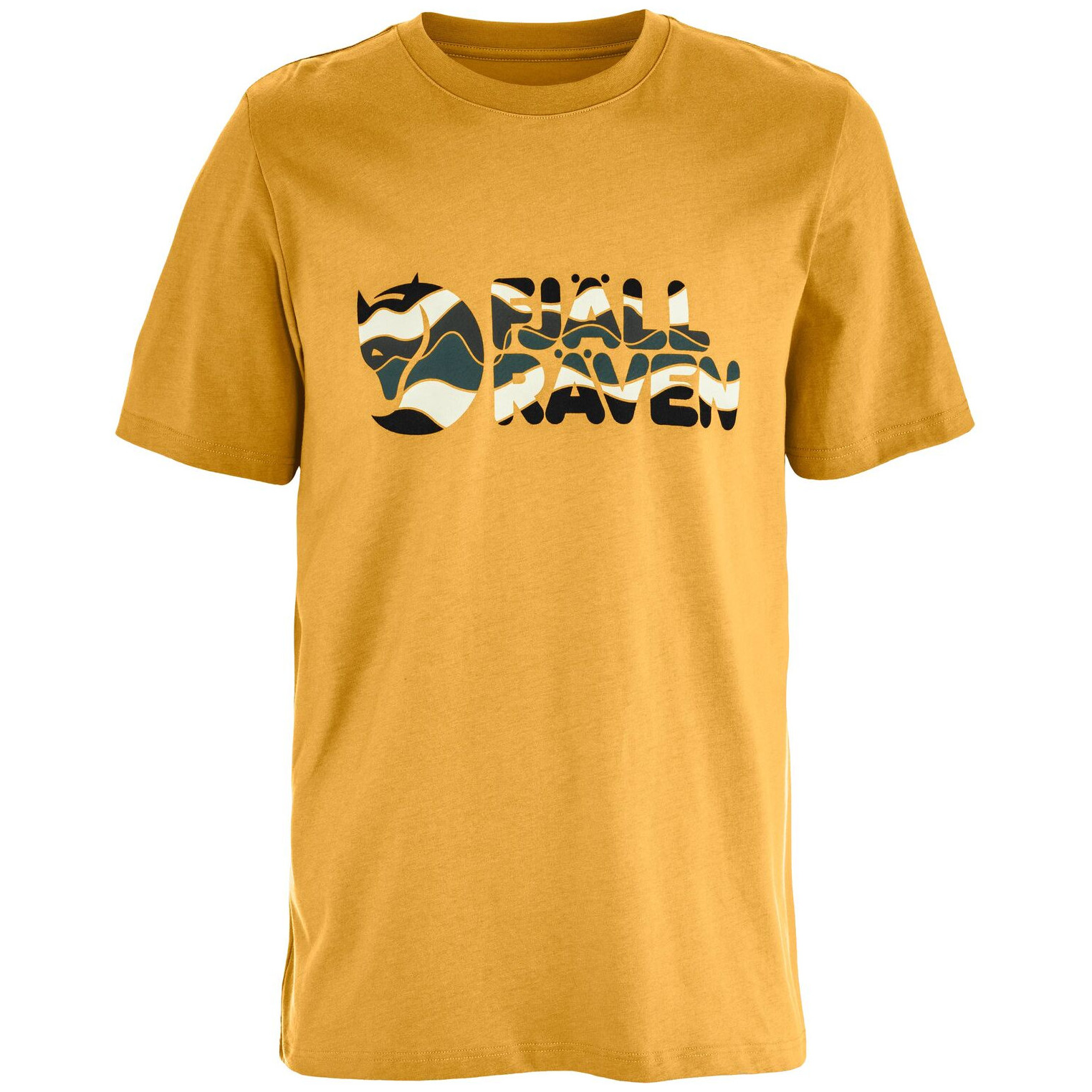 Koszulka męska Fjällräven Multicolor Logo T-shirt M Rozmiar: L / Kolor: żółty