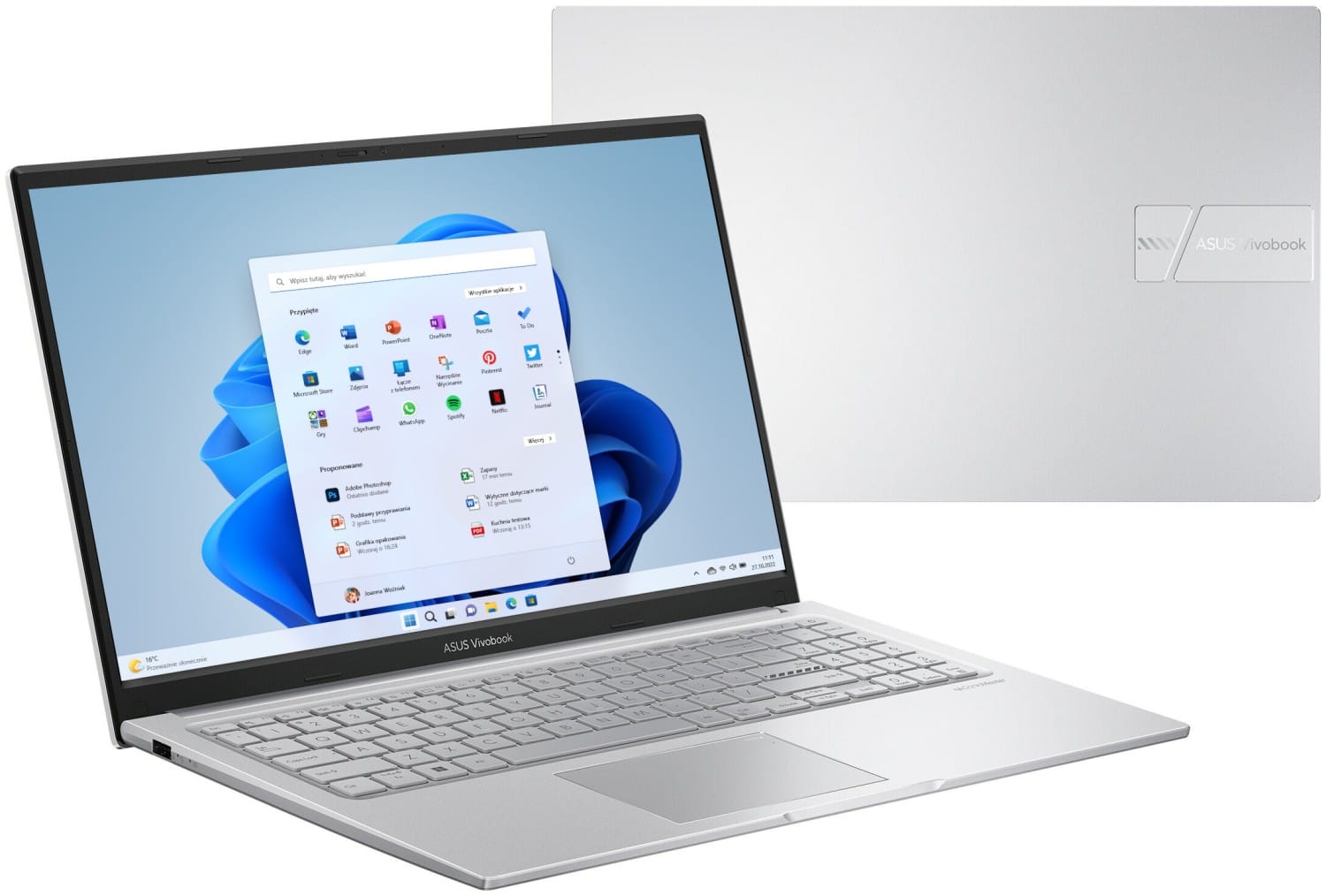 ASUS VivoBook 15 X1504VA-BQ4284W - Core 5-120U 15,6'' 16GB 512GB W11H Srebrny 90NB13Y2-M01YF0