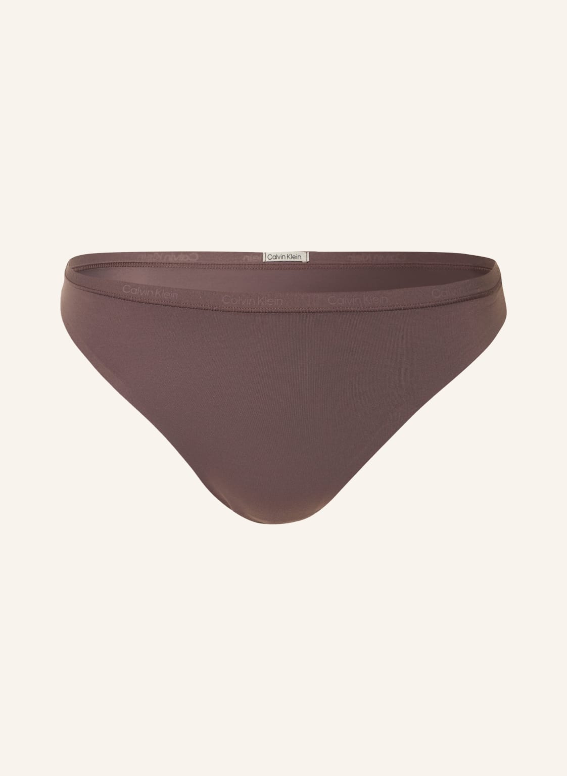 Calvin Klein Stringi Perfectly Fit braun