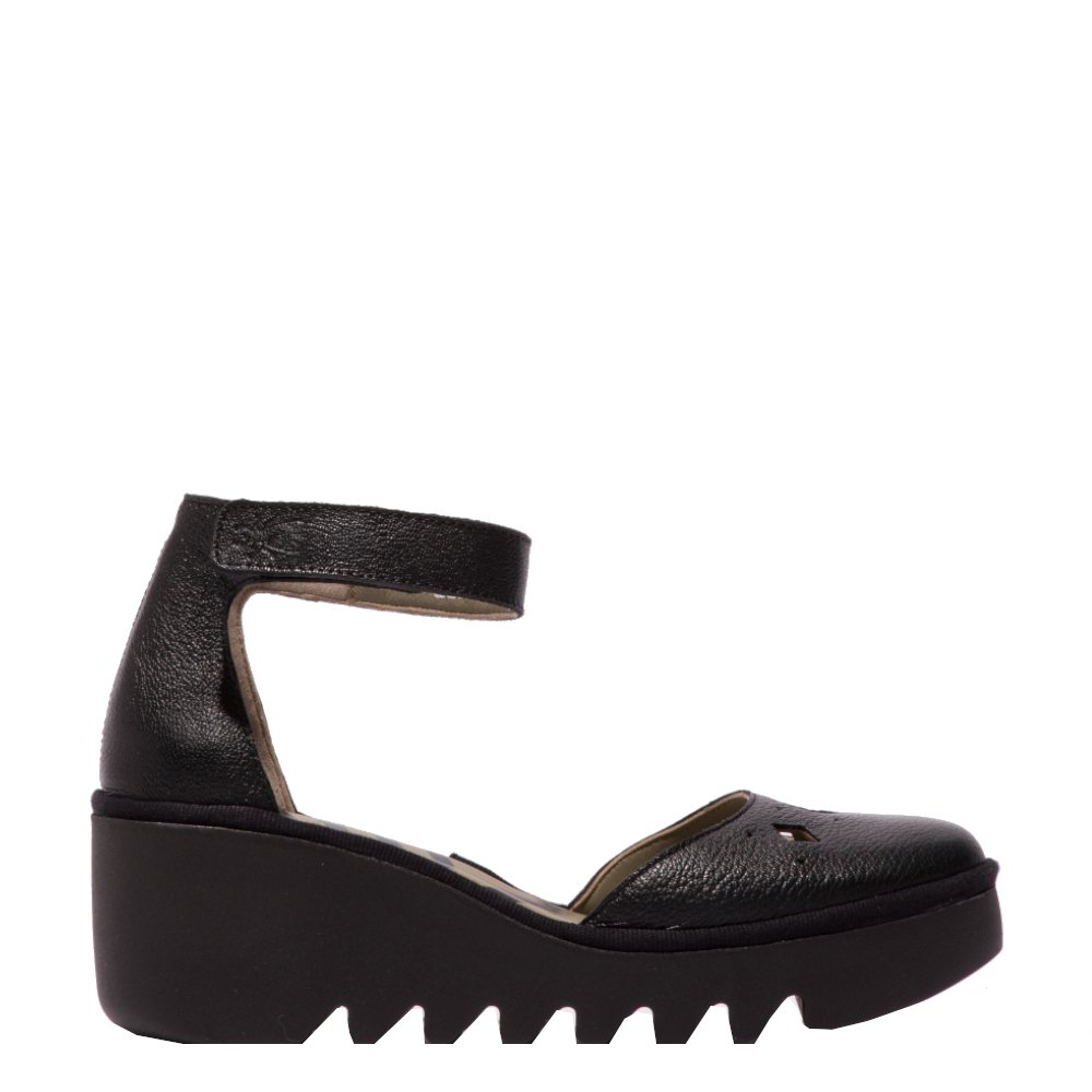 Sandały damskie Fly London BOIJ 626 skórzane czarny P501626003