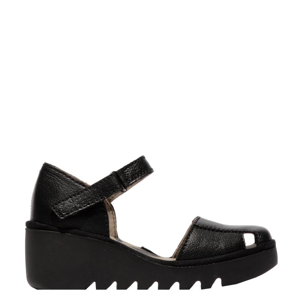 Sandały damskie Fly London BLEY 608 skórzane czarny P501608000