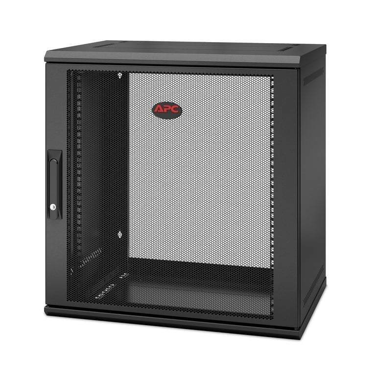 APC NetShelter WX 12U Single Hinged Wall-mount Enclosure 400mm Deep Szafa wisząca Czarny AR112SH4