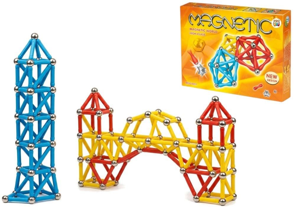 Klocki magnetyczne 120el - klocki