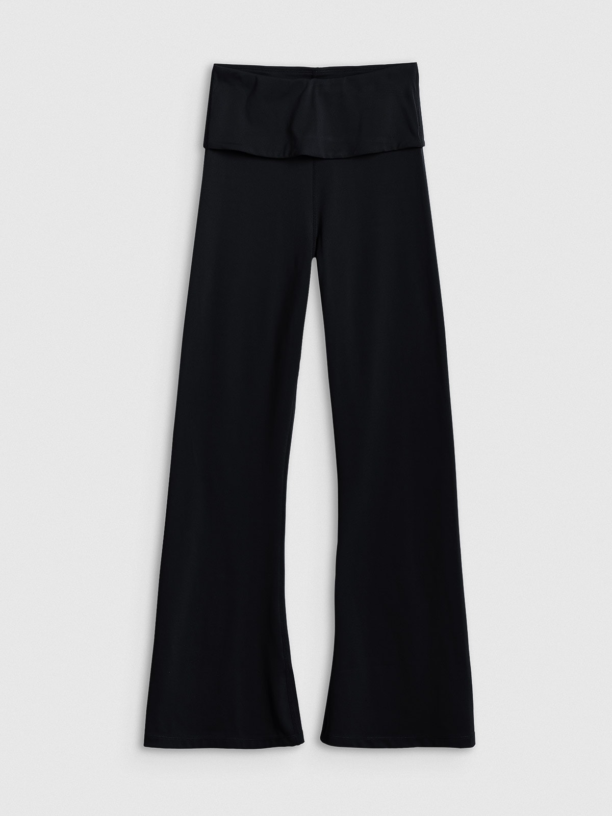 4F Legginsy z rozszerzanymi nogawkami damskie - czarne S