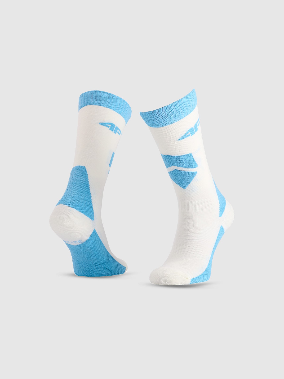 4F Skarpety narciarskie dziewczęce - turkusowe 35-37