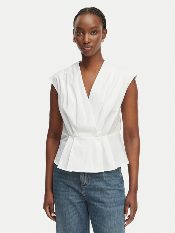Marella Bluzka Bazar 2613161162 Biały Regular Fit