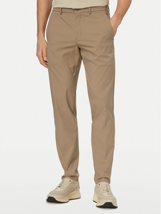 BOSS Spodnie materiałowe T_Phoenix Pro 50541368 Beżowy Regular Fit