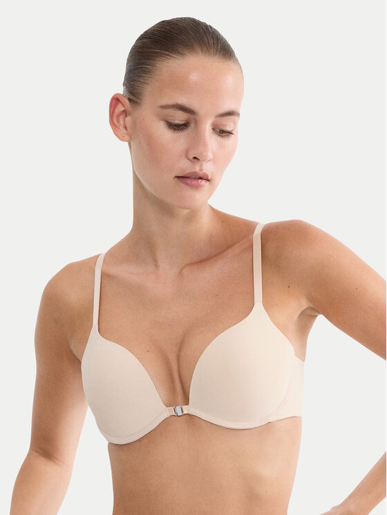 Triumph Biustonosz push-up Pure Micro 10226410 Beżowy