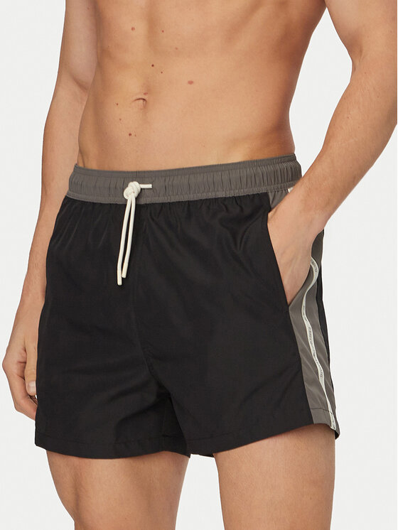 EA7 Emporio Armani Szorty kąpielowe 7M001679 AF21070 MC429 Czarny Regular Fit
