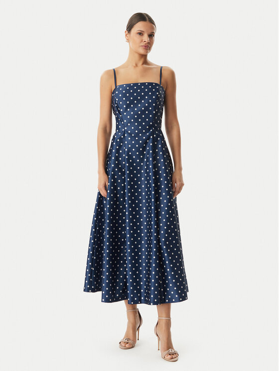 Rinascimento Sukienka koktajlowa CFC0129296003 Niebieski Regular Fit