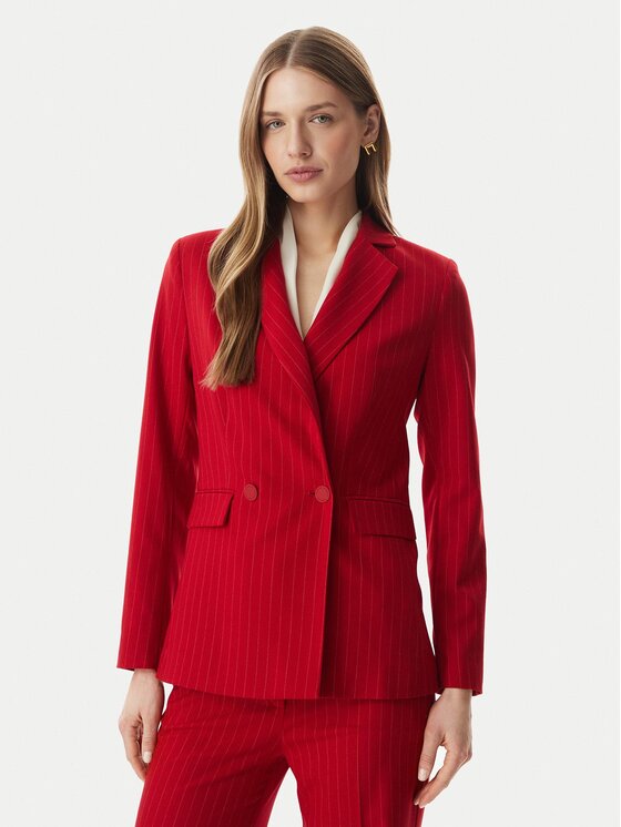 Morgan Marynarka 261-VLOVE.F Czerwony Regular Fit