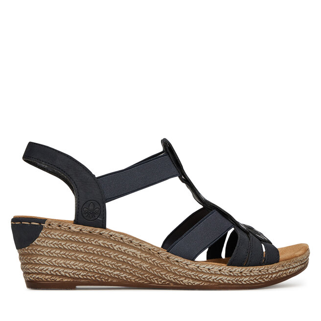 Sandały Rieker 62436-14 Granatowy