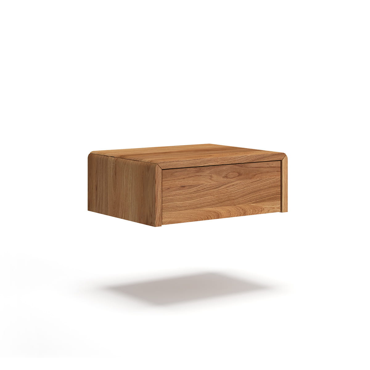 Szafka nocna wisząca olejowana Tossa (Strona montażu do łóżka Cadi: Lewa)