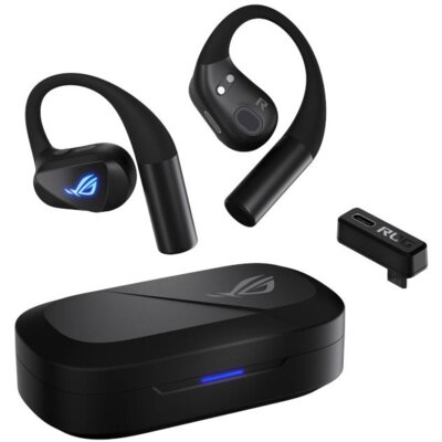 ASUS ROG Cetra Open Wireless Zestaw słuchawkowy True Wireless Stereo (TWS) Nauszny Gaming Bluetooth Czarny
