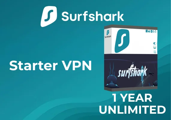 Surfshark Starter VPN Key (1 Year / Unlimited Devices) - GLOBAL