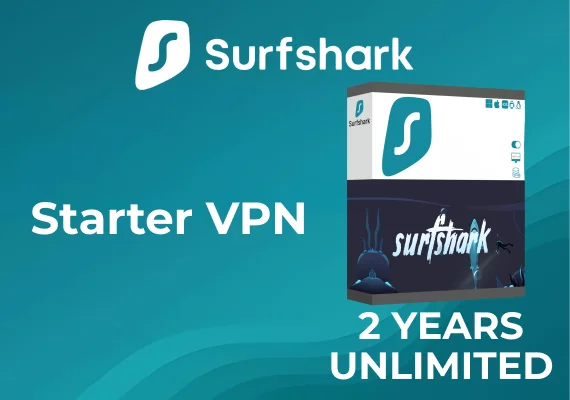Surfshark Starter VPN Key (2 Years / Unlimited Devices) - GLOBAL