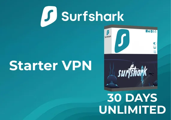 Surfshark Starter VPN Key (30 Days / Unlimited Devices) - GLOBAL