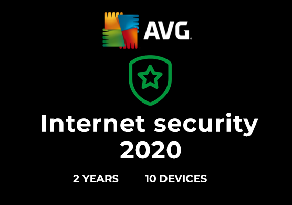 AVG Internet Security 2020 2 Years 10 Devices Key - GLOBAL