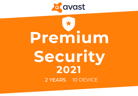 Avast Premium Security 2021 2 Years 10 Devices Key - GLOBAL