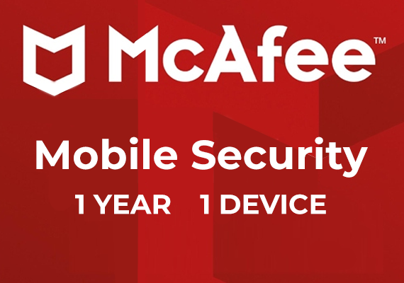 McAfee Mobile Security 1 Device 1 Year Key - GLOBAL