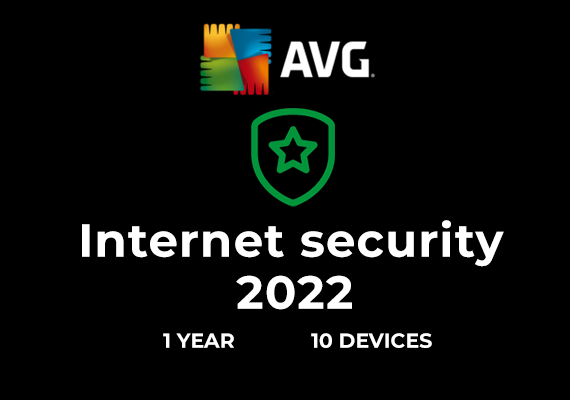 AVG Internet Security 2022 1 Year 10 Devices Key - GLOBAL