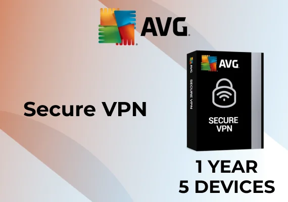 AVG Secure VPN Key (1 Year / 5 Devices) Key - GLOBAL