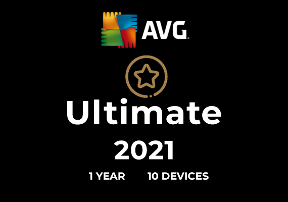 AVG Ultimate 2021 10 Devices 1 Year Key - GLOBAL