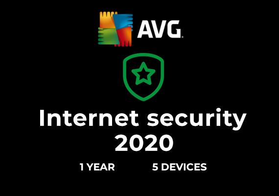 AVG Internet Security 2020 1 Year 5 Devices Key - GLOBAL