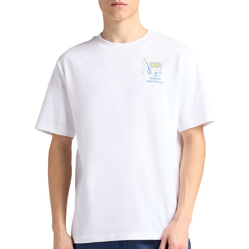 Koszulka męska New Balance MT61I5BMWT - biała