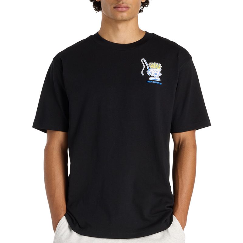 Koszulka męska New Balance MT61I5BMBK - czarna