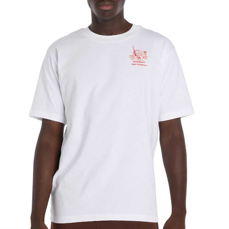 Koszulka męska New Balance MT61H51DWT - biała