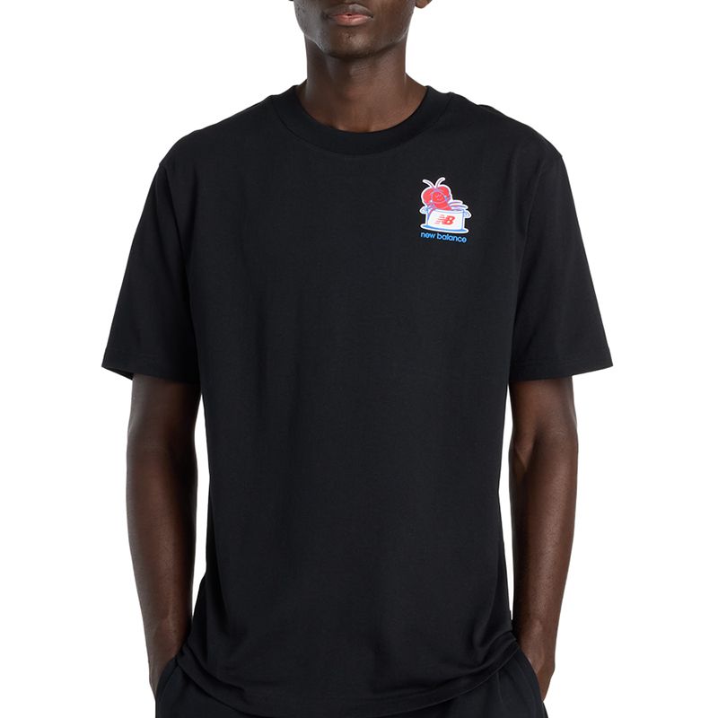 Koszulka męska New Balance MT61Y1F6BK - czarna