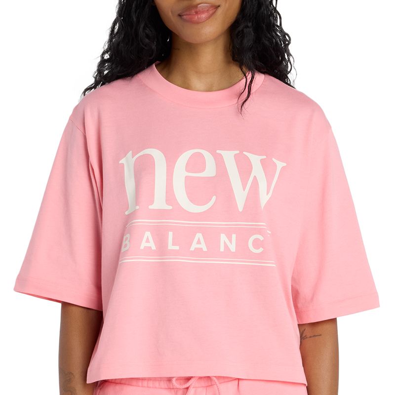 Koszulka damska New Balance WT61V5OPAA6 - różowa