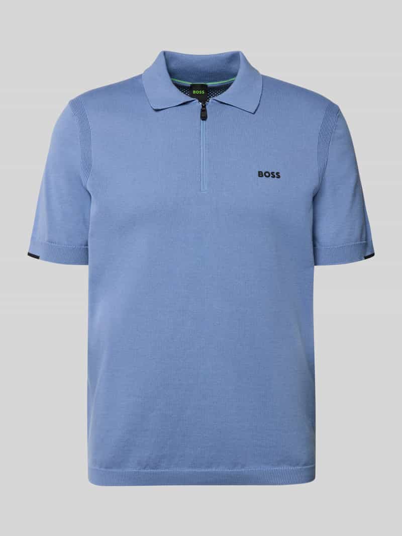 Koszulka polo o kroju regular fit z czystej bawełny model 'KN_EVER-X'