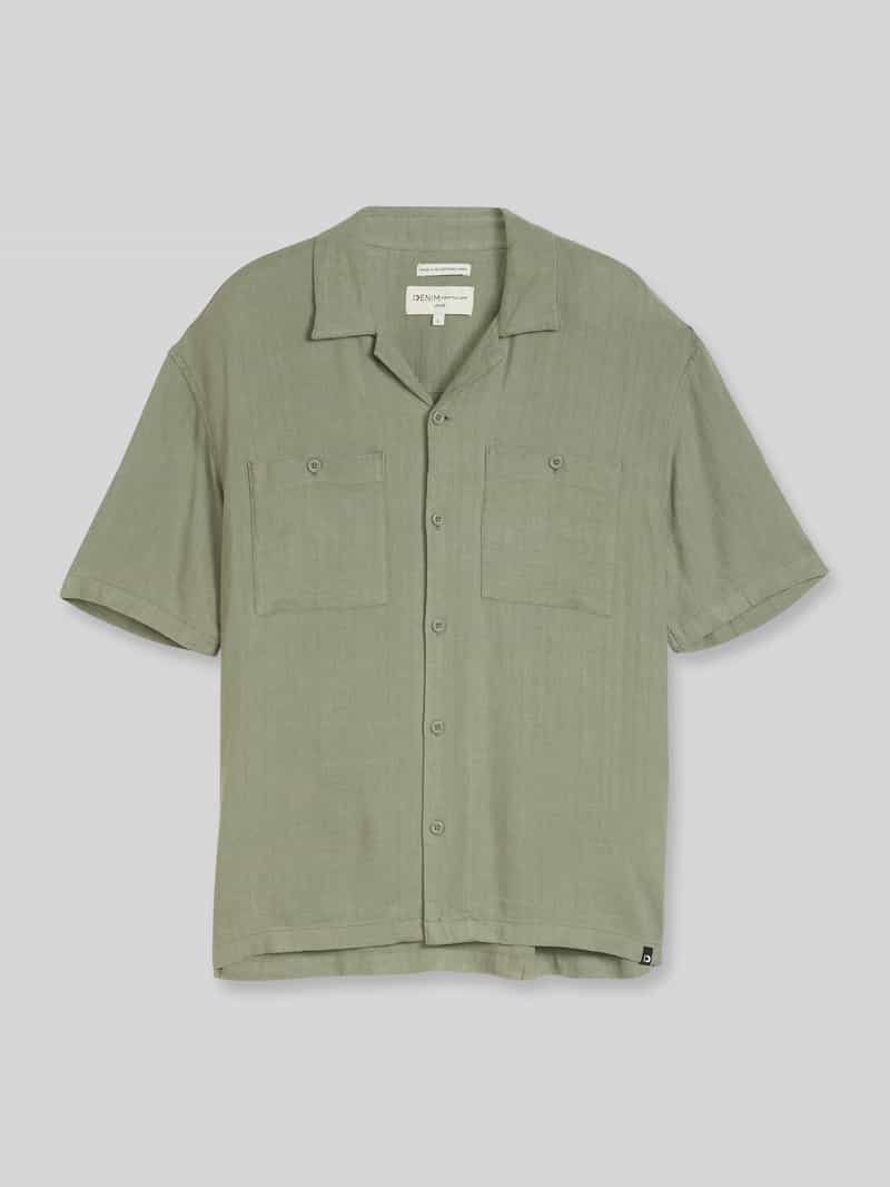 Koszula casualowa z mieszanki lnu