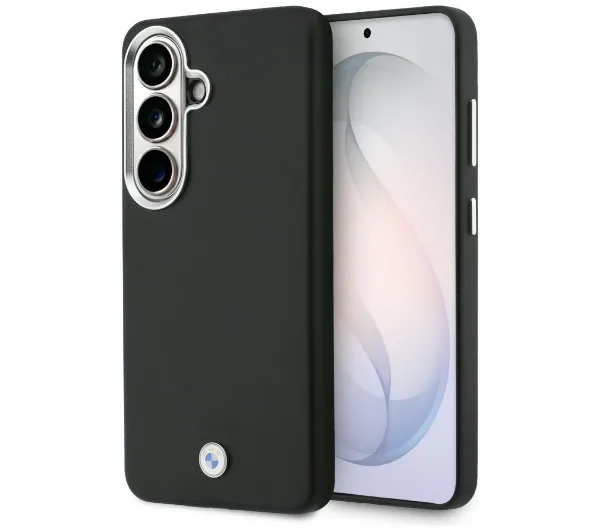 Guess Sign Metal Logo MagSafe do Galaxy S26 Czarny