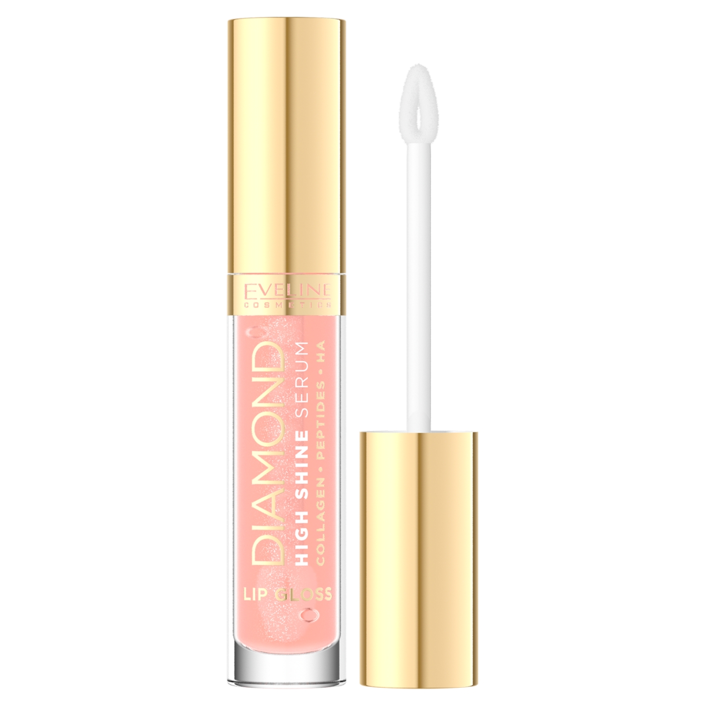 Eveline Diamond High Shine Serum-Błyszczyk do Ust 17 Juicy Peach