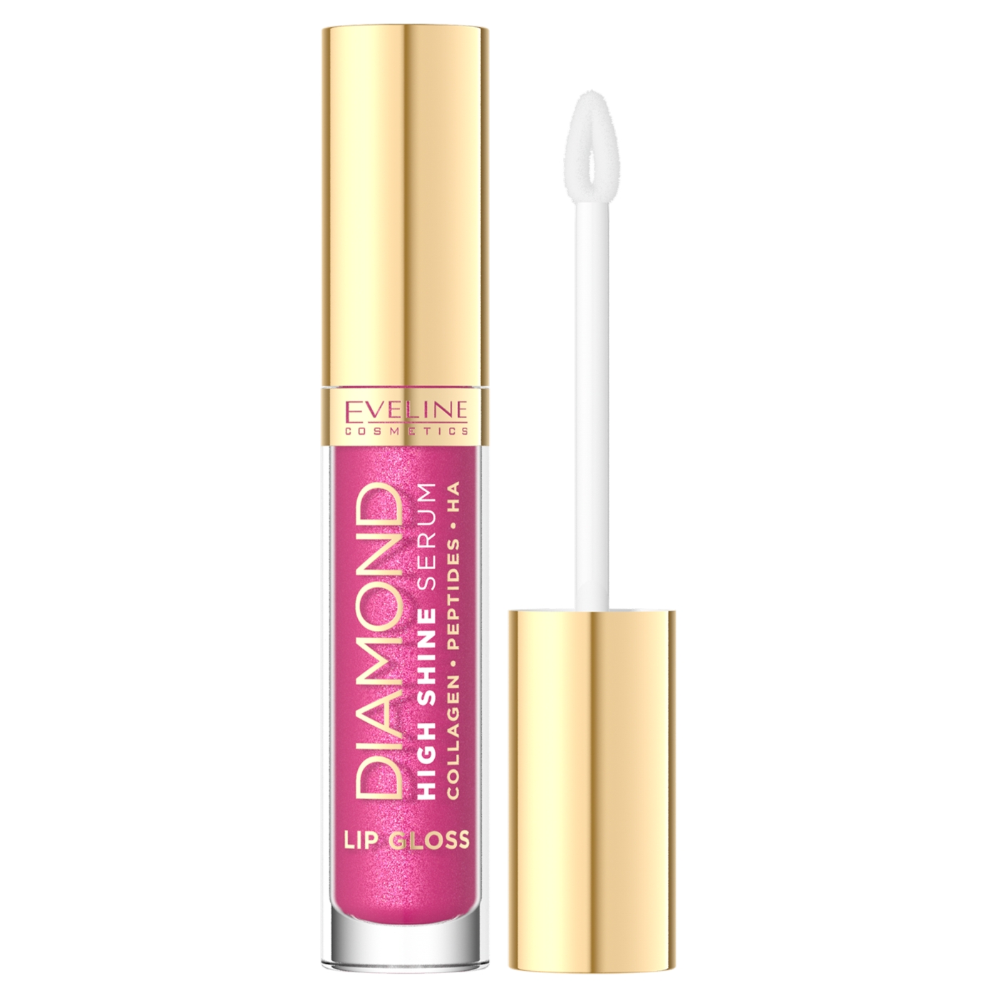 Eveline Diamond High Shine Serum-Błyszczyk do Ust 19 Fuchsia