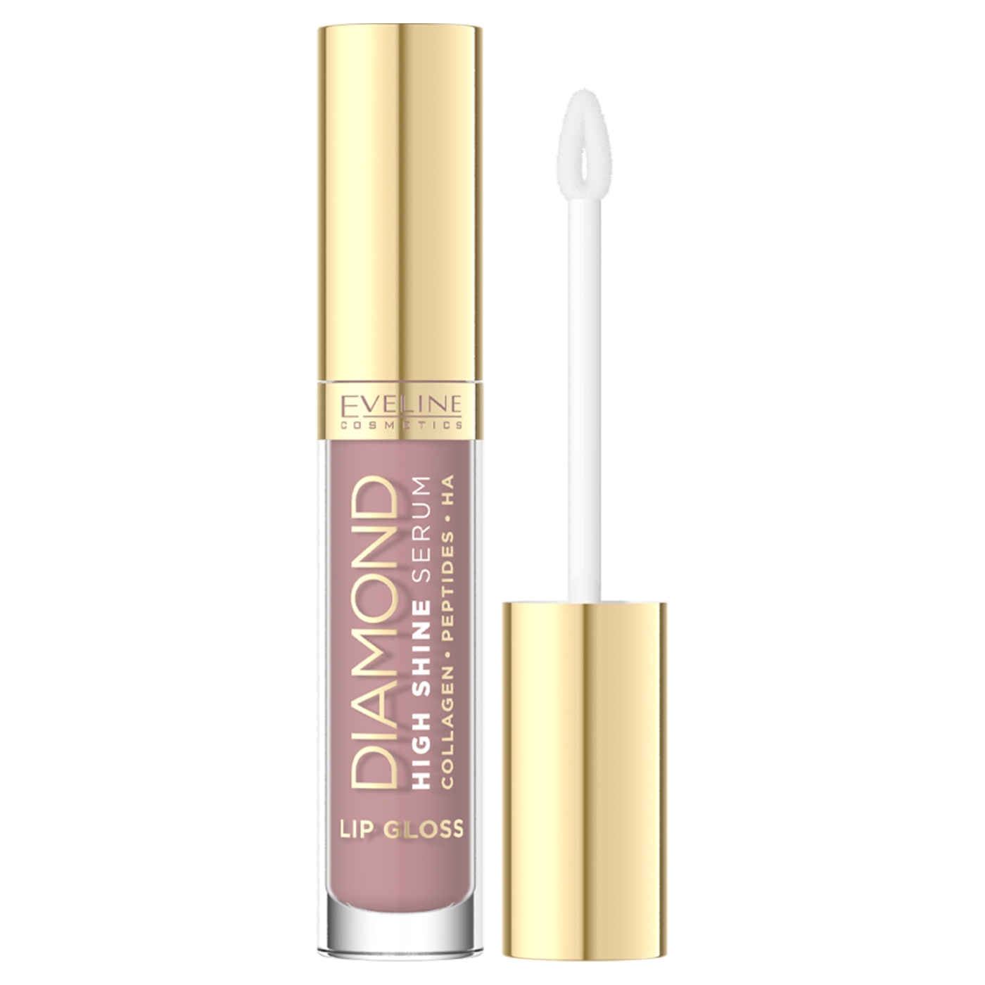Eveline Diamond High Shine Serum-Błyszczyk do Ust 21 Dusty Rose