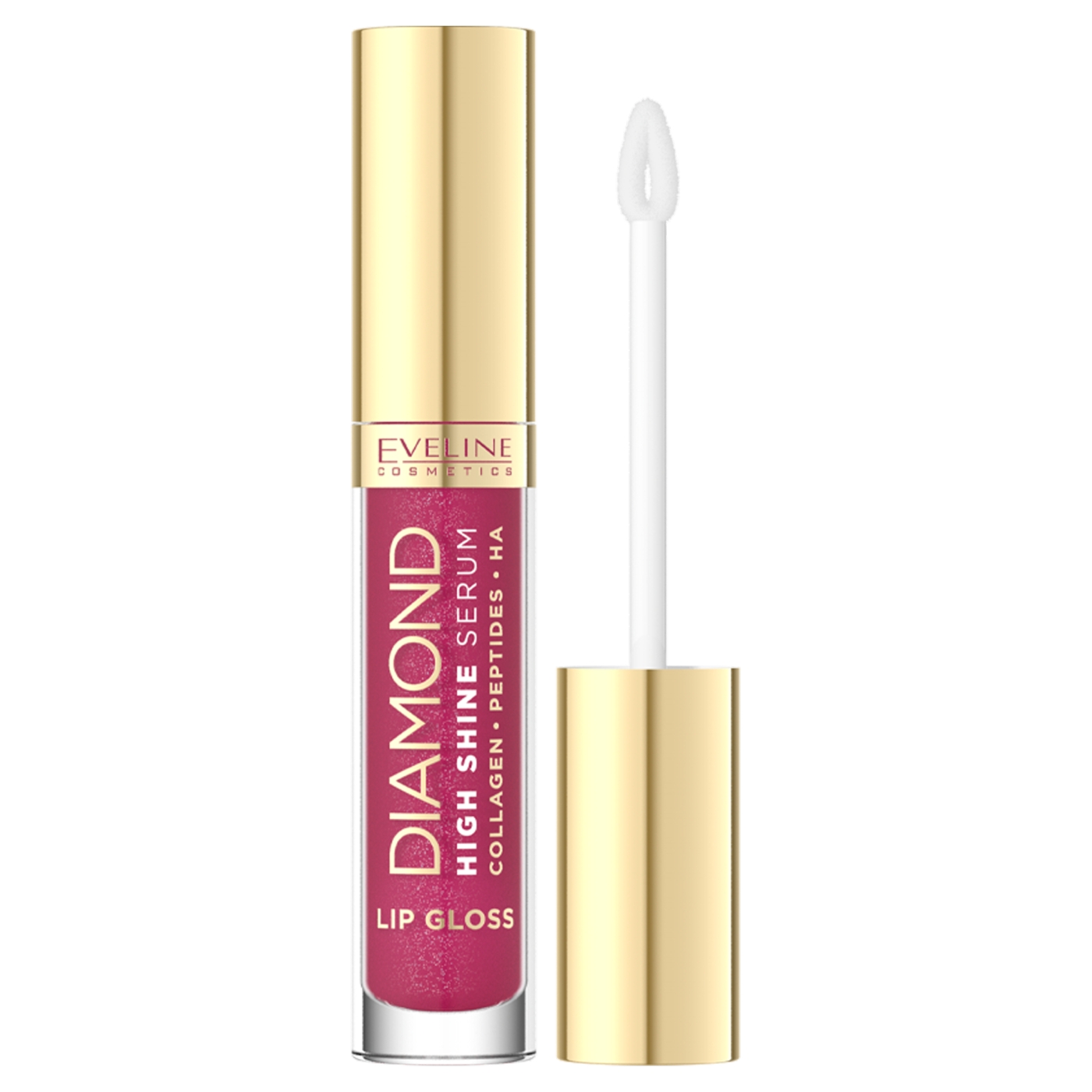 Eveline Diamond High Shine Serum-Błyszczyk do Ust 23 Cranberry