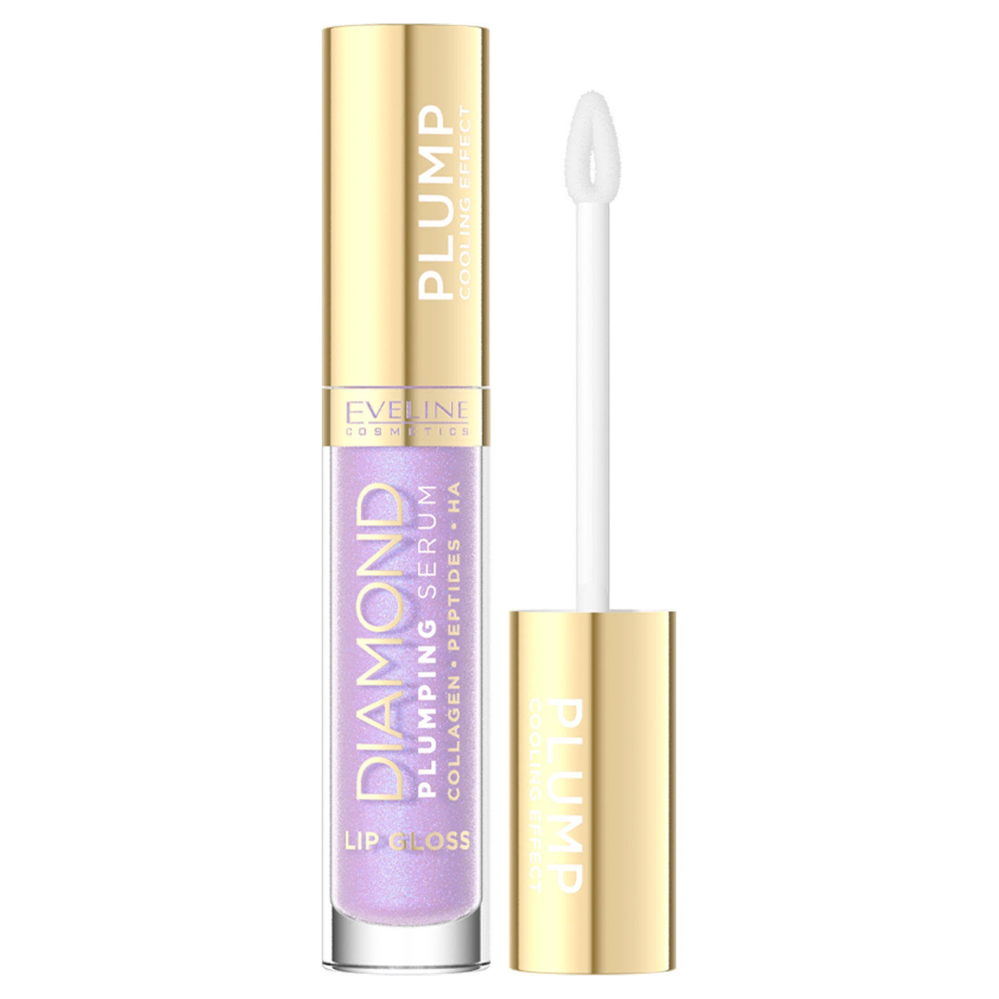 Eveline Diamond High Shine Serum-Błyszczyk do Ust 24 Amethyst Glow