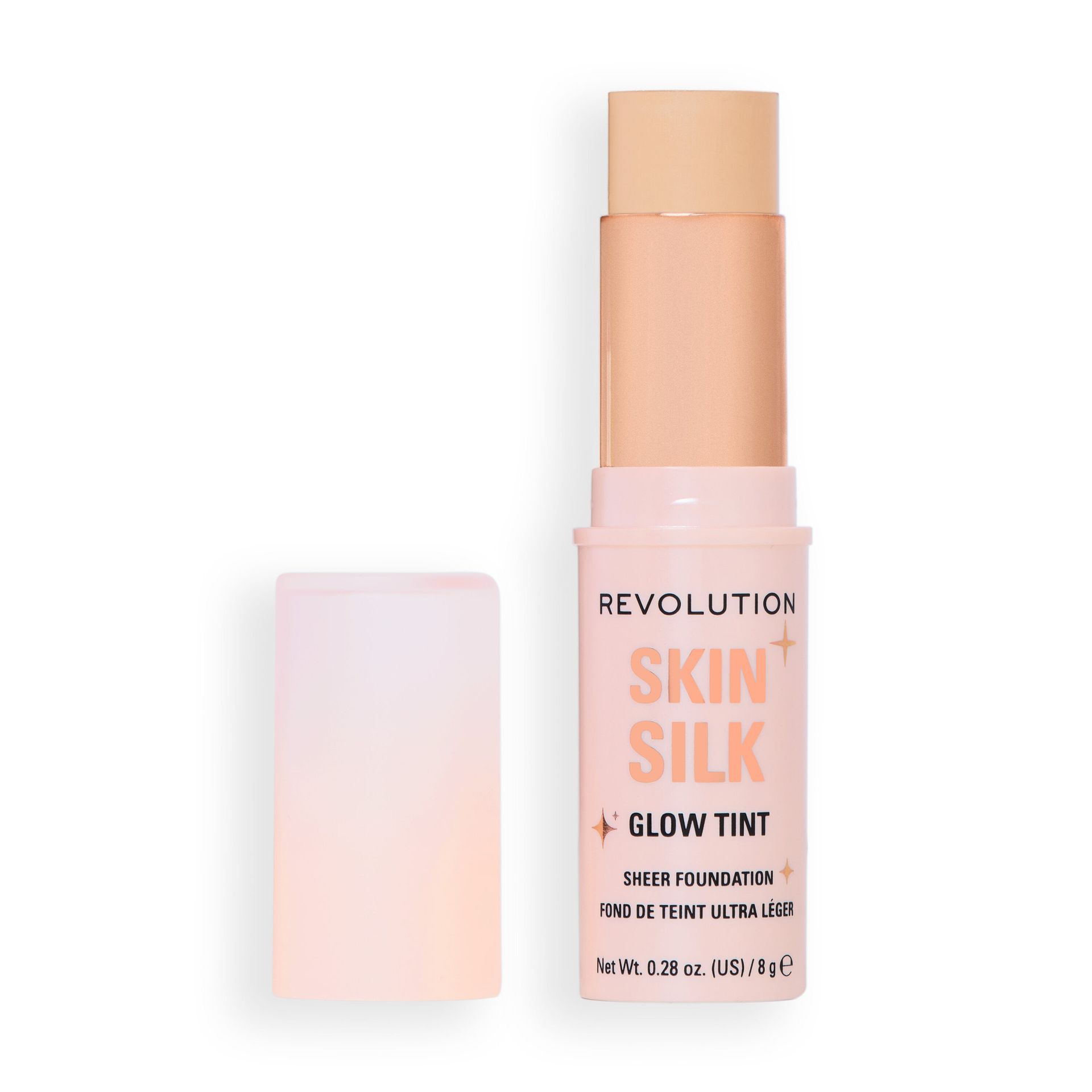Makeup Revolution Skin Silk Glow Tint Rozświetlający Podkład w Sztyfcie Fair