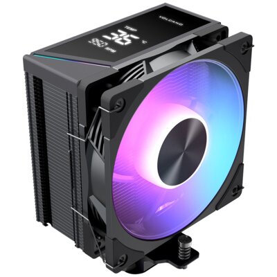 Chłodzenie CPU MODECOM Volcano 0C T102 LCD ARGB Czarny