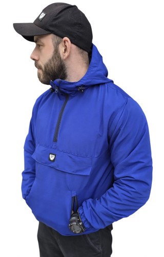 Kurtka kangurka niebieska małe Logo Furia